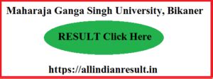 MGSU MA Result 2024 Previous & Final Year @ mgsubikaner.ac.in .